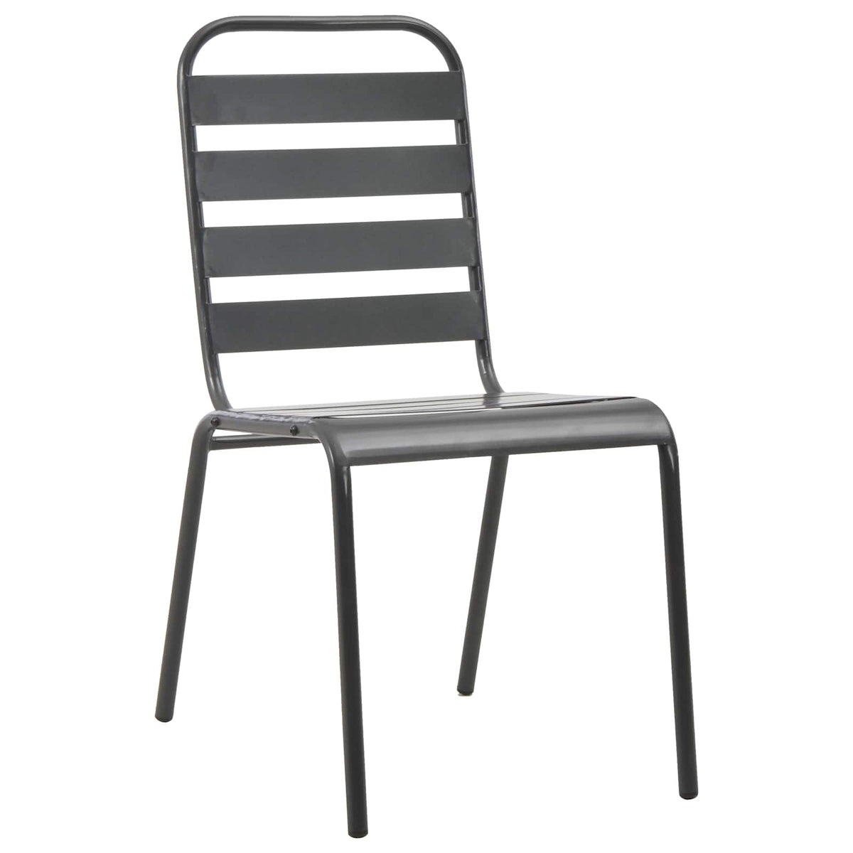 Garden Dining Set 11 pcs Anthracite Powder-coated Steel