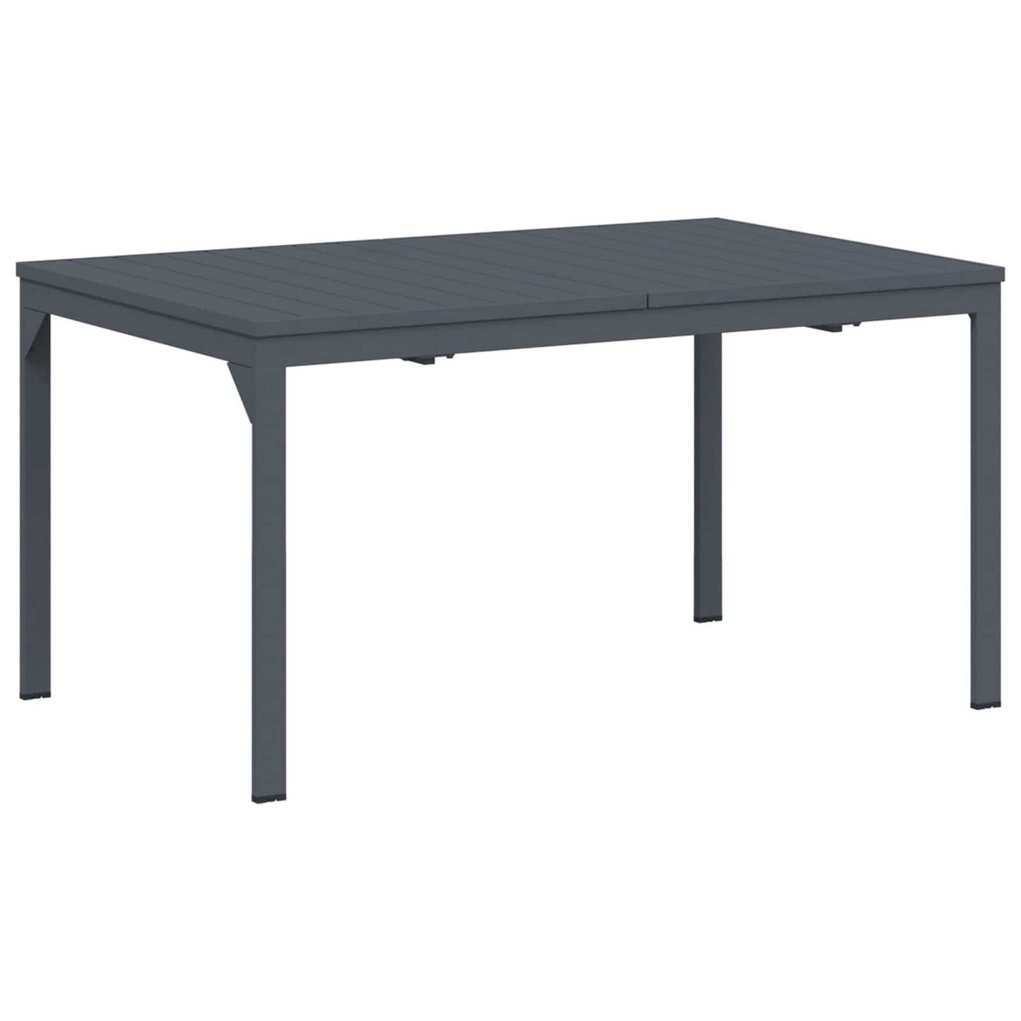 Garden Dining Set 9 pcs Anthracite Steel