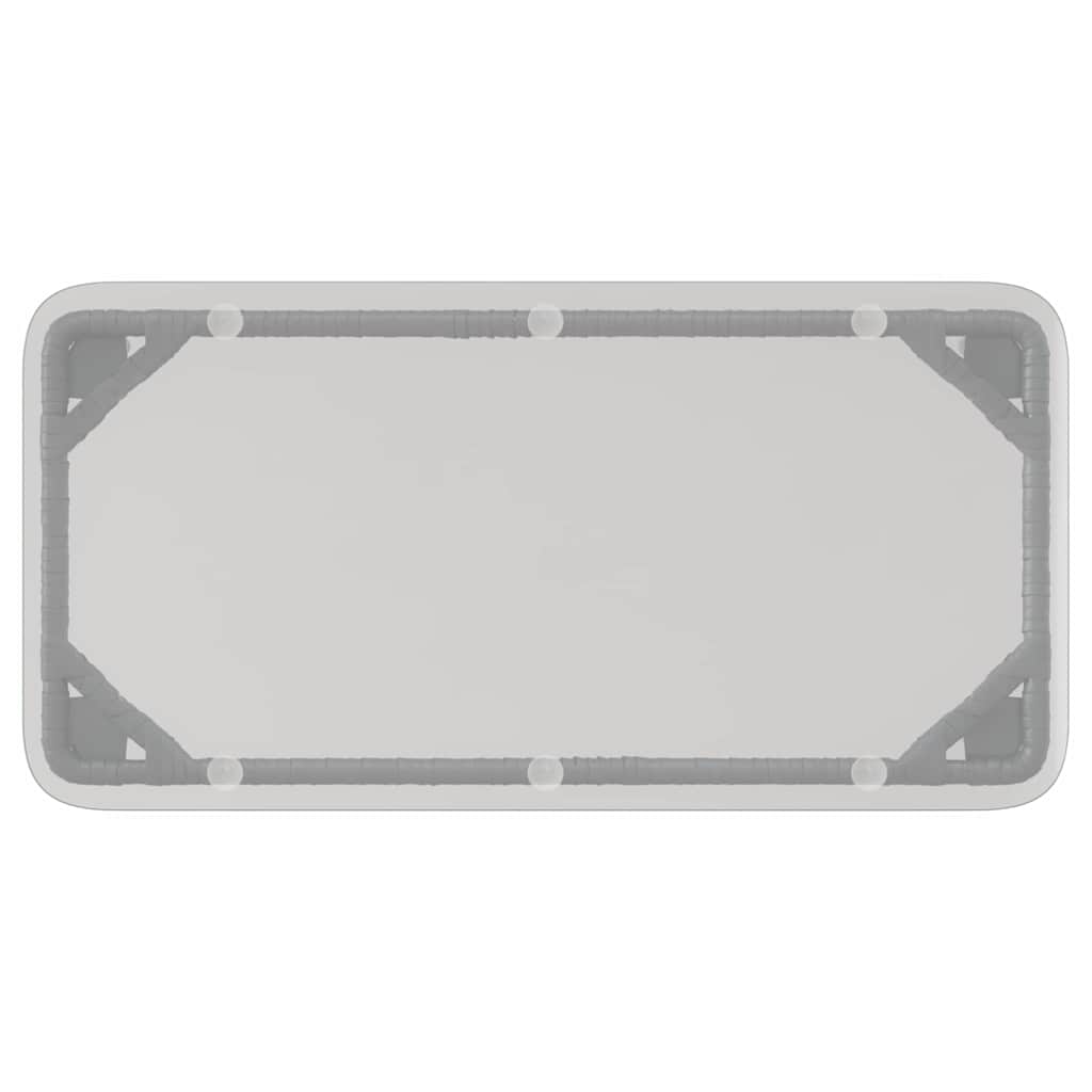 Garden Furniture Set 4 pcs Black and Cream Poly Rattan