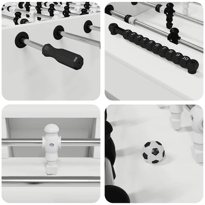 Football Table 2 pcs White 146.5 x 74 x 85 cm Engineered Wood