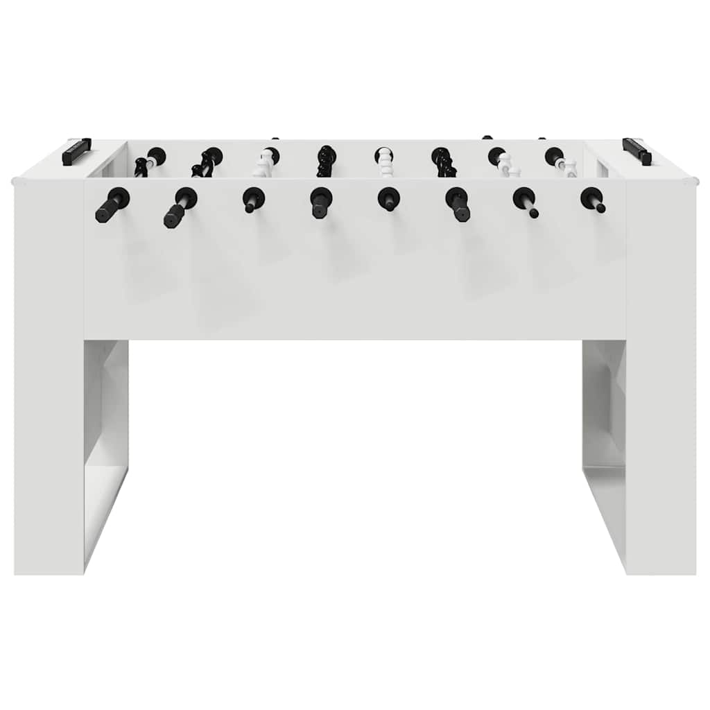 Foosball Table White 146.5 x 74 x 85 cm Engineered Wood