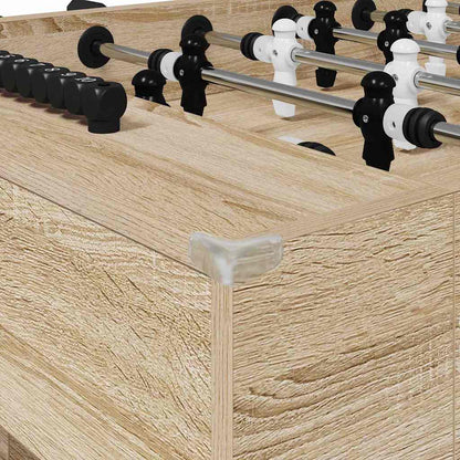Foosball Table Sonoma Oak 146.5 x 74 x 85 cm Engineered Wood