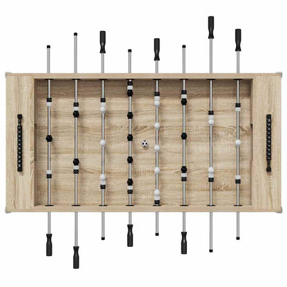 Football Table 2 pcs Sonoma Oak 146.5 x 74 x 85 cm