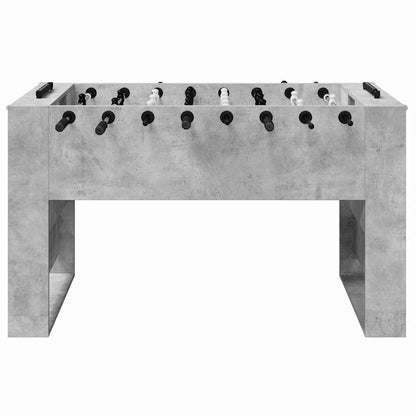 Foosball Table Concrete Grey 146.5 x 74 x 85 cm Engineered Wood