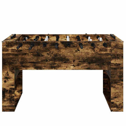 Foosball Table Smoked Oak 146.5 x 74 x 85 cm Engineered Wood