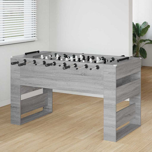 Football Table 2 pcs Grey Sonoma 146.5 x 74 x 85 cm