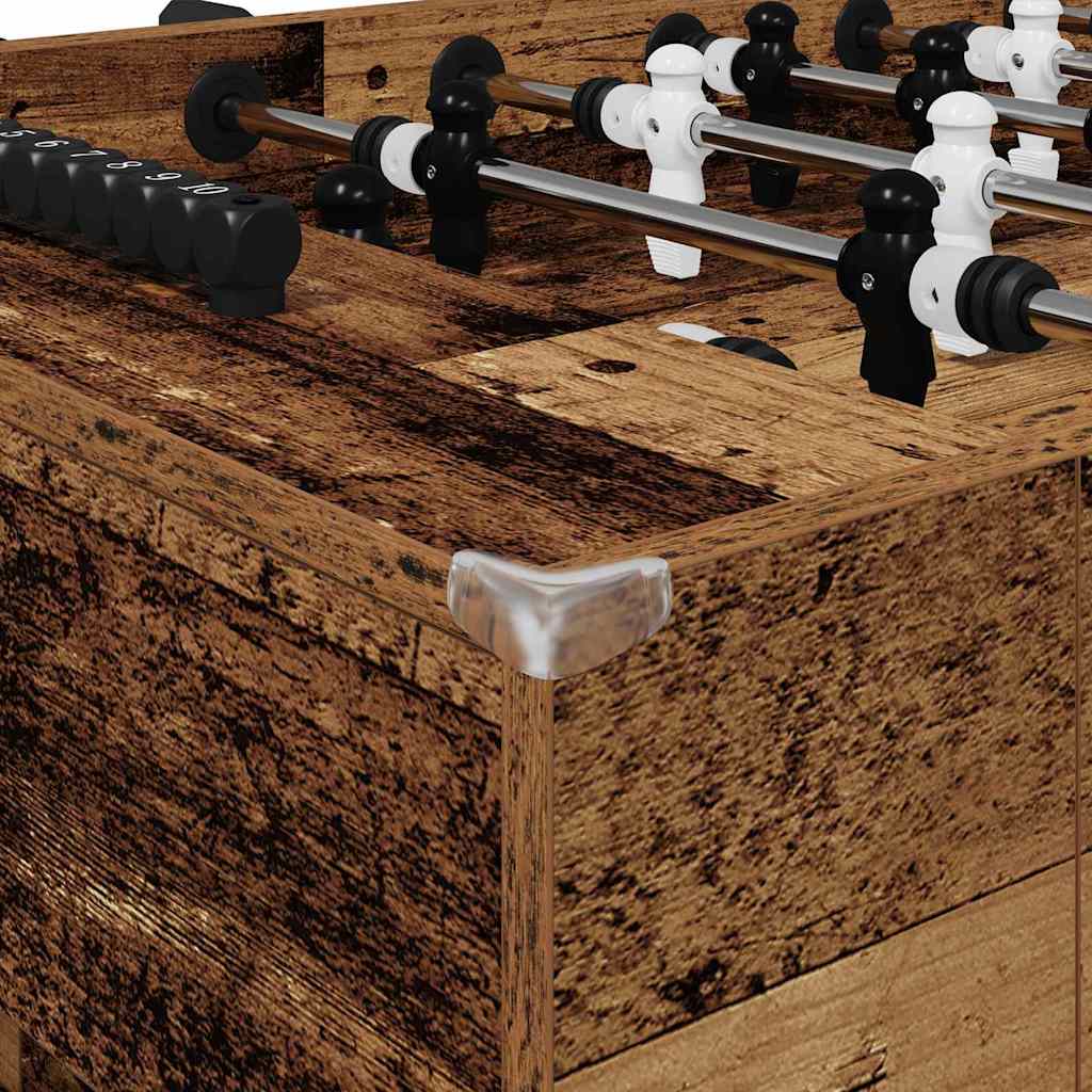 Football Table 2 pcs Old Wood 146.5 x 74 x 85 cm