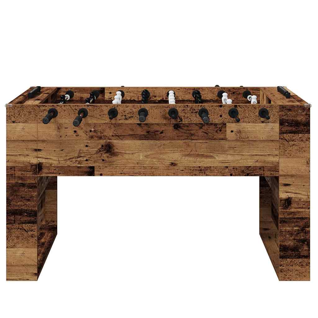 Football Table 2 pcs Old Wood 146.5 x 74 x 85 cm
