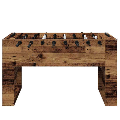 Football Table 2 pcs Old Wood 146.5 x 74 x 85 cm