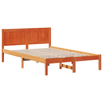 Bed Frame Brown 120 x 200 cm Solid Pine wood