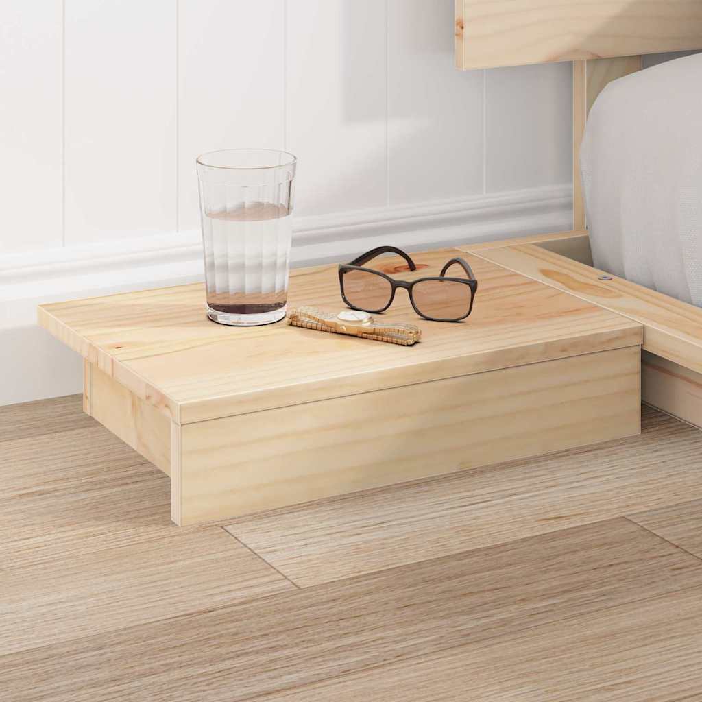 Bed Frame Brown 200 x 200 cm Wood