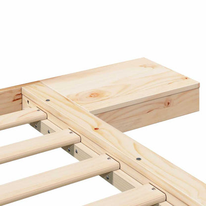 Bed Frame Brown 180 x 200 cm Wood