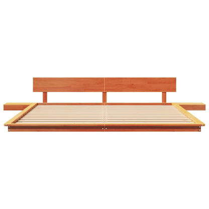 Bed Frame Brown 180 x 200 cm Wood