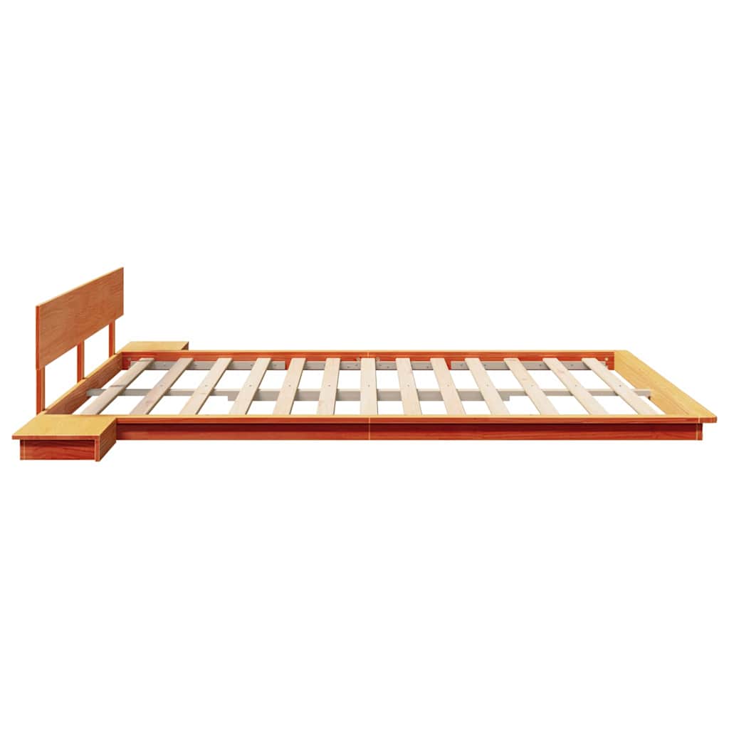 Bed Frame Brown 180 x 200 cm Wood