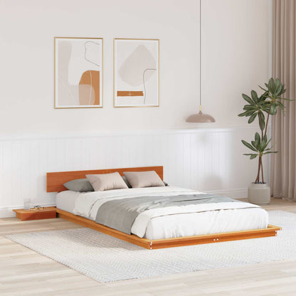 Bed Frame Brown 120 x 200 cm Wood