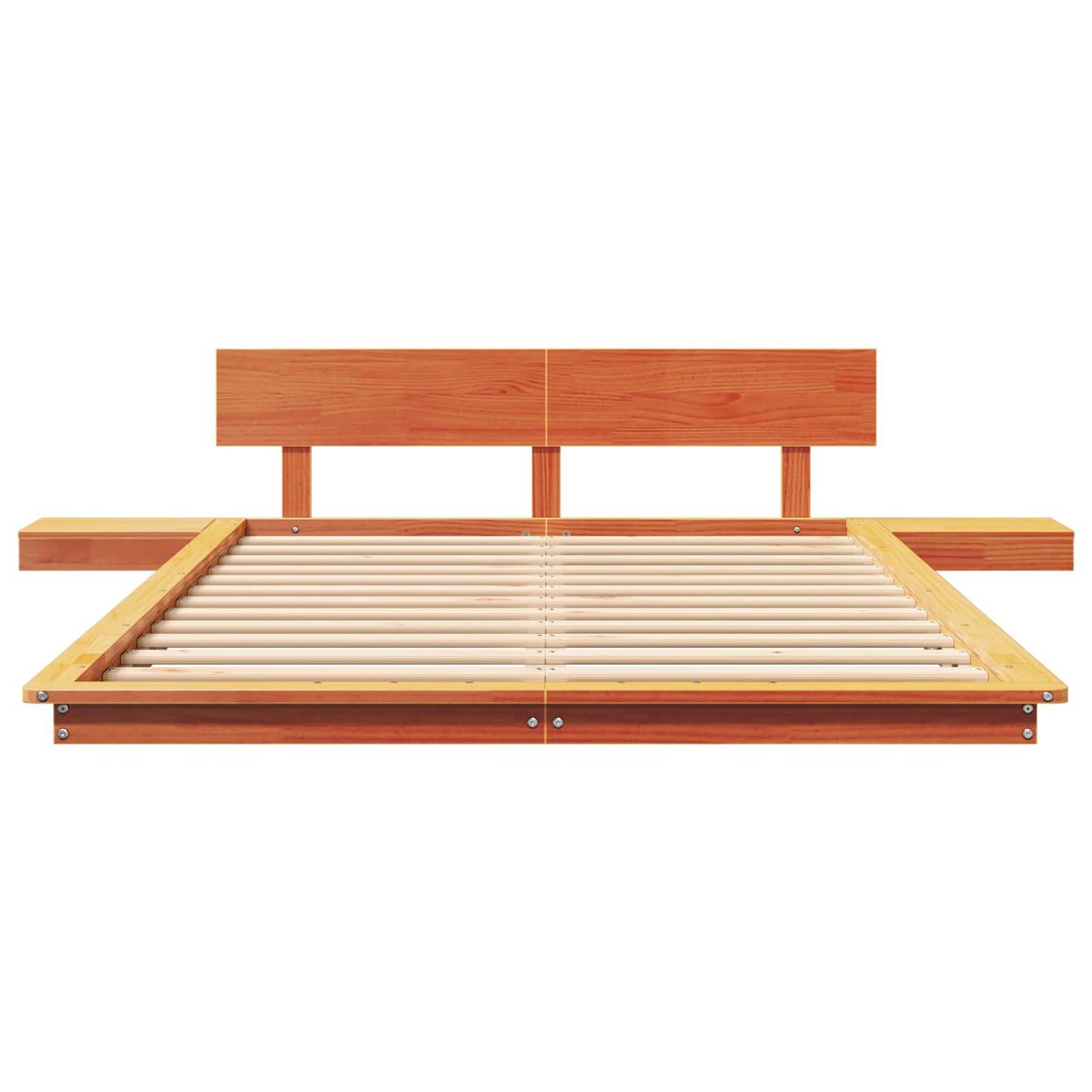 Bed Frame Brown 120 x 200 cm Wood