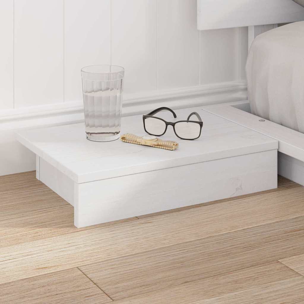 Bed Frame White 120 x 190 cm Wood
