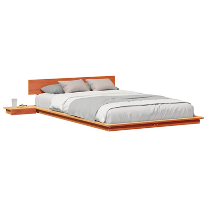 Bed Frame Brown 120 x 190 cm Wood