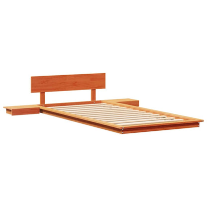 Bed Frame Brown 100 x 200 cm Wood