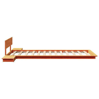Bed Frame Brown 100 x 200 cm Wood