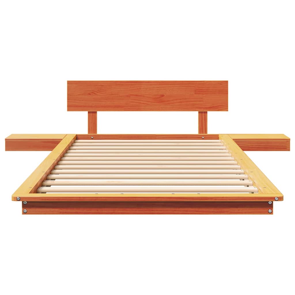 Bed Frame Brown 90 x 200 cm Wood