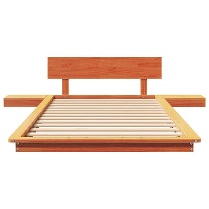Bed Frame Brown 90 x 200 cm Wood