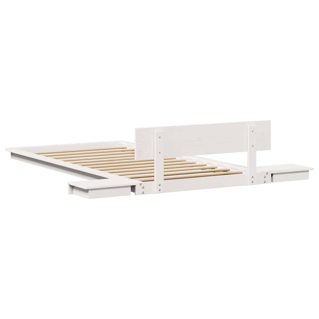 Bed Frame White 80 x 200 cm Wood