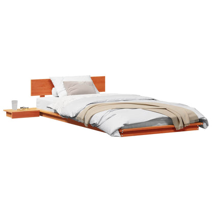 Bed Frame Brown 80 x 200 cm Wood