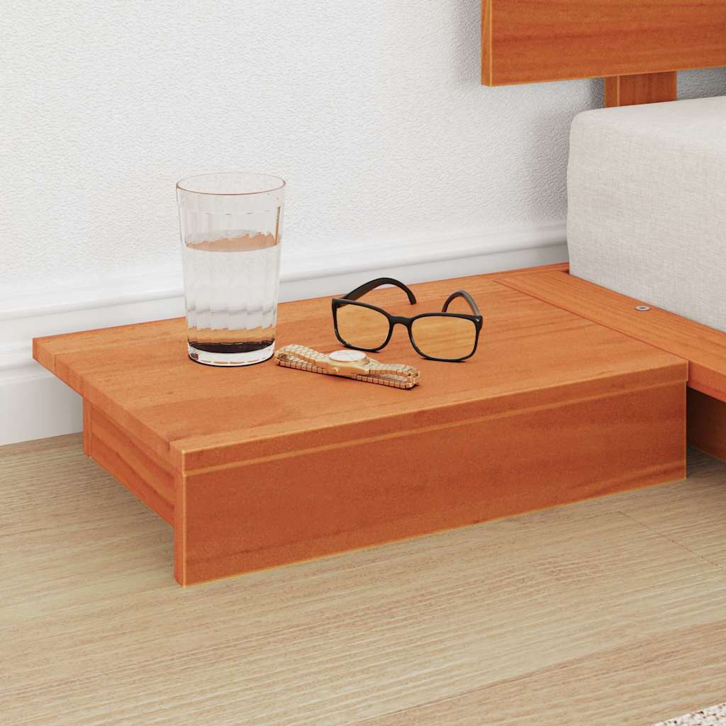Bed Frame Brown 90 x 190 cm Wood