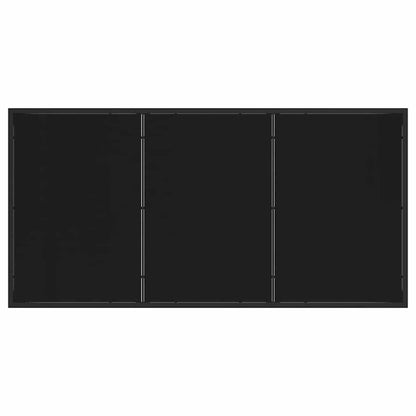 Garden Dining Set 7 pcs Brown Powder-Coated Steel