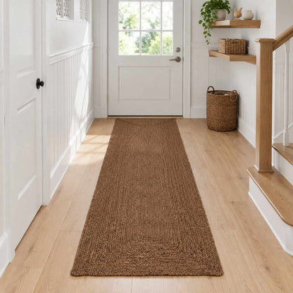 Area Rug Grey 80 x 400 cm Jute