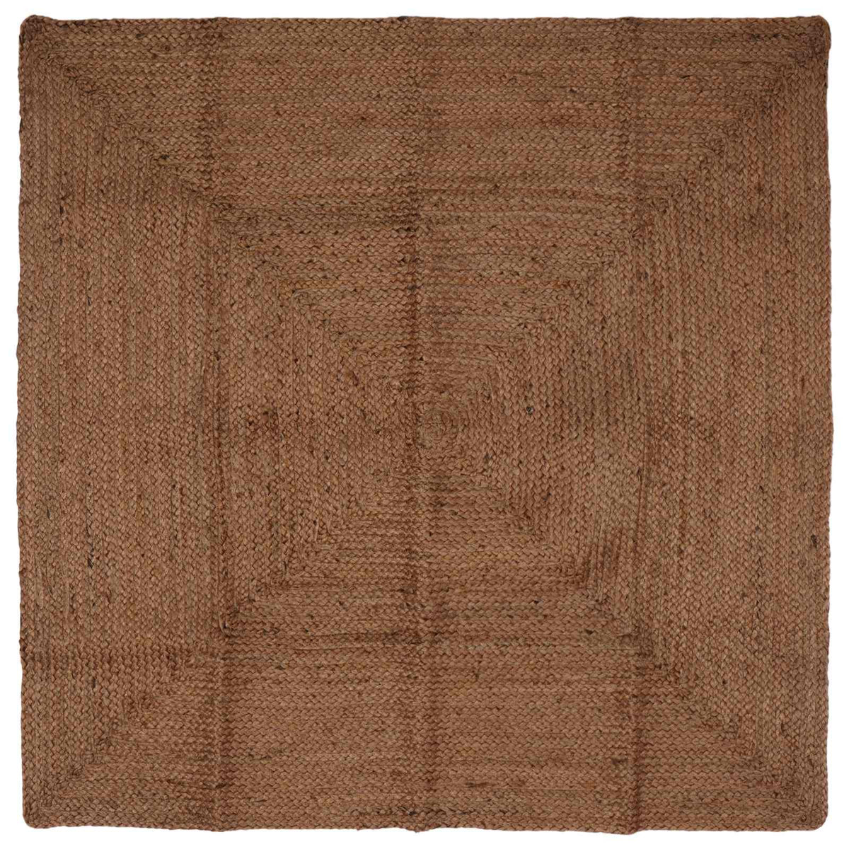 Area Rug Grey 160 x 160 cm Jute