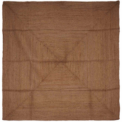 Area Rug Grey 200 x 200 cm Jute