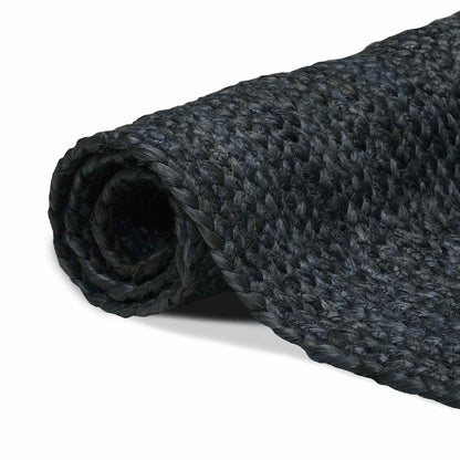 Area Rugs Rectangular Dark Grey 60 x 110 cm Jute