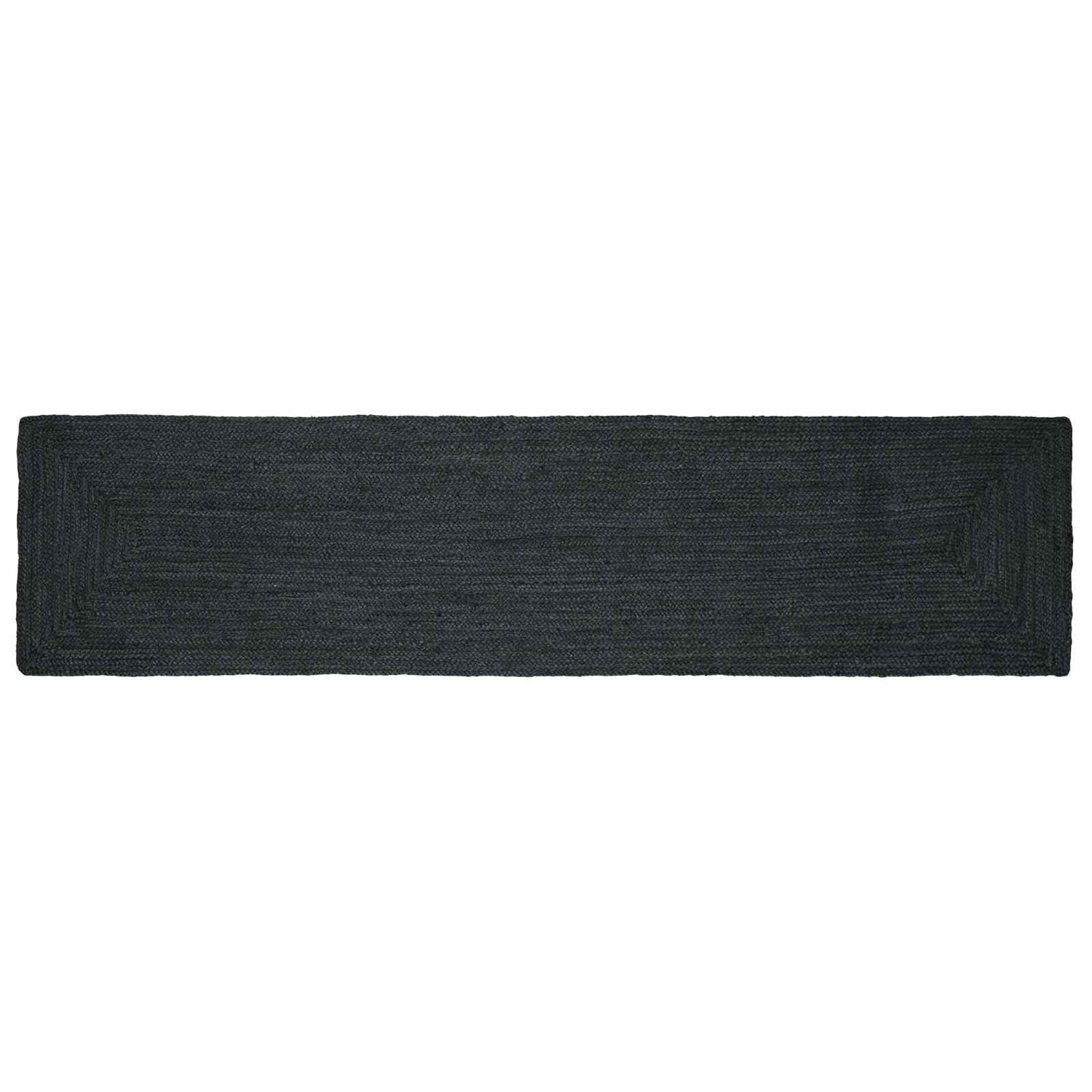 Area Rugs Rectangular Dark Grey 60 x 200 cm Jute