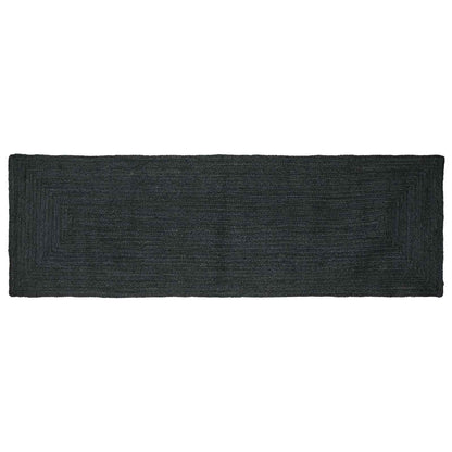 Area Rugs Rectangular Dark Grey 80 x 300 cm Jute