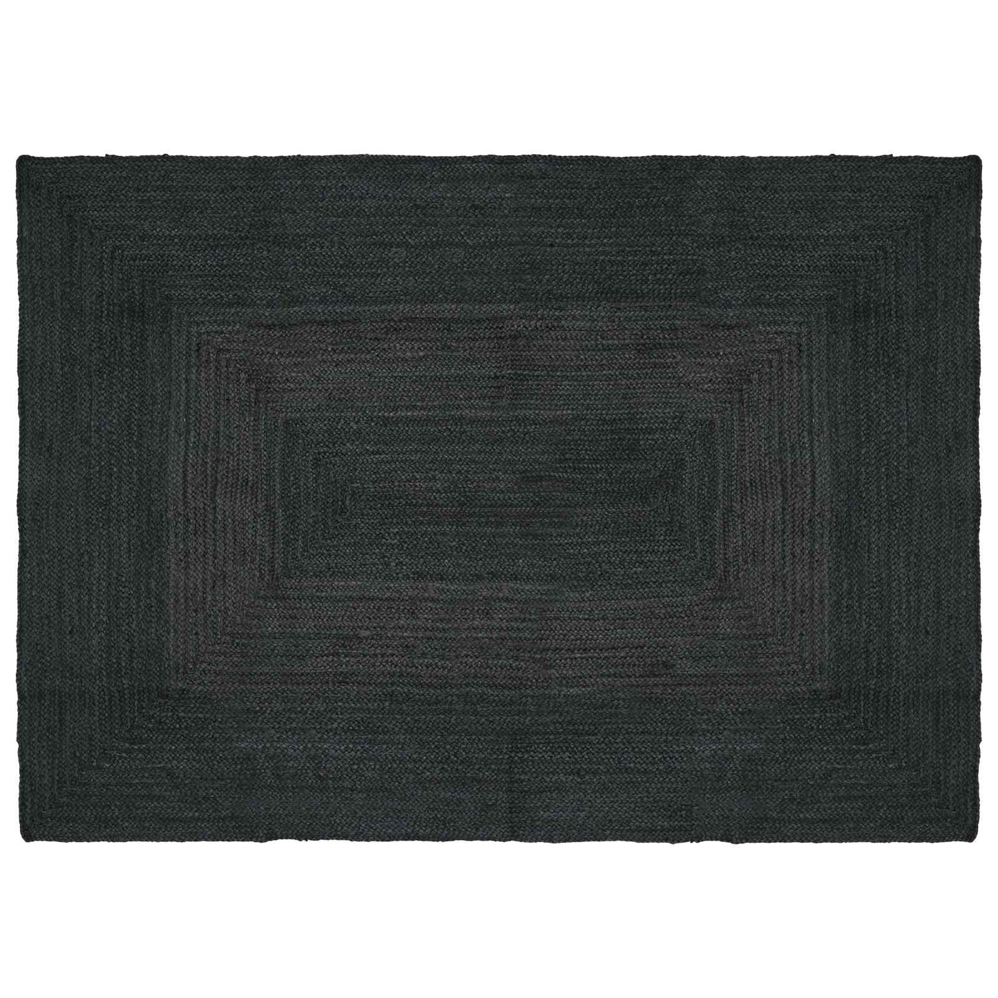 Area Rugs Rectangular Dark Grey 120 x 170 cm Jute