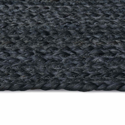 Area Rugs Rectangular Dark Grey 140 x 200 cm Jute