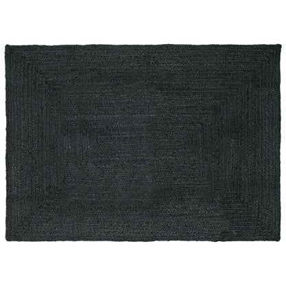 Area Rugs Rectangular Dark Grey 200 x 290 cm Jute