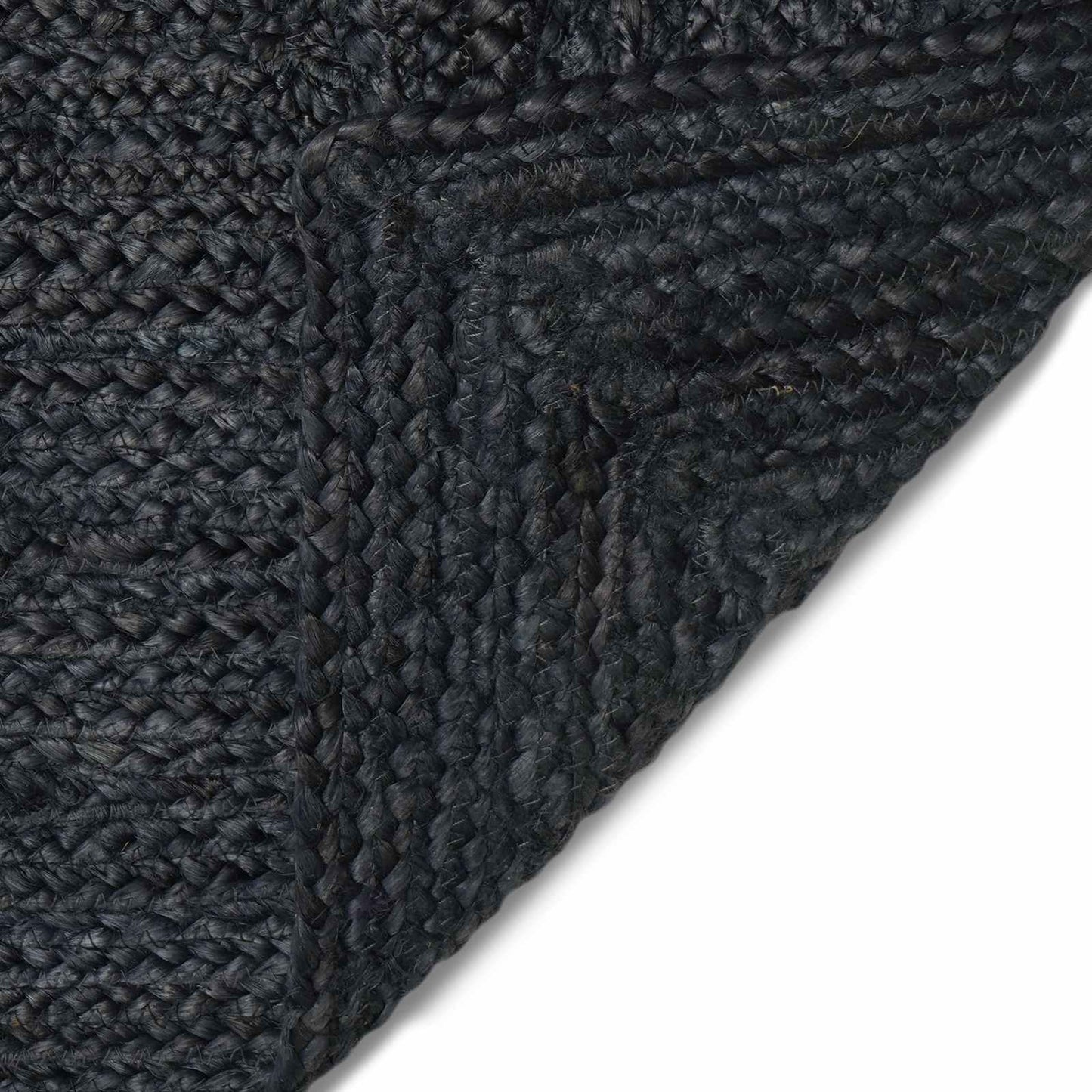 Area Rugs Rectangular Dark Grey 240 x 340 cm Jute