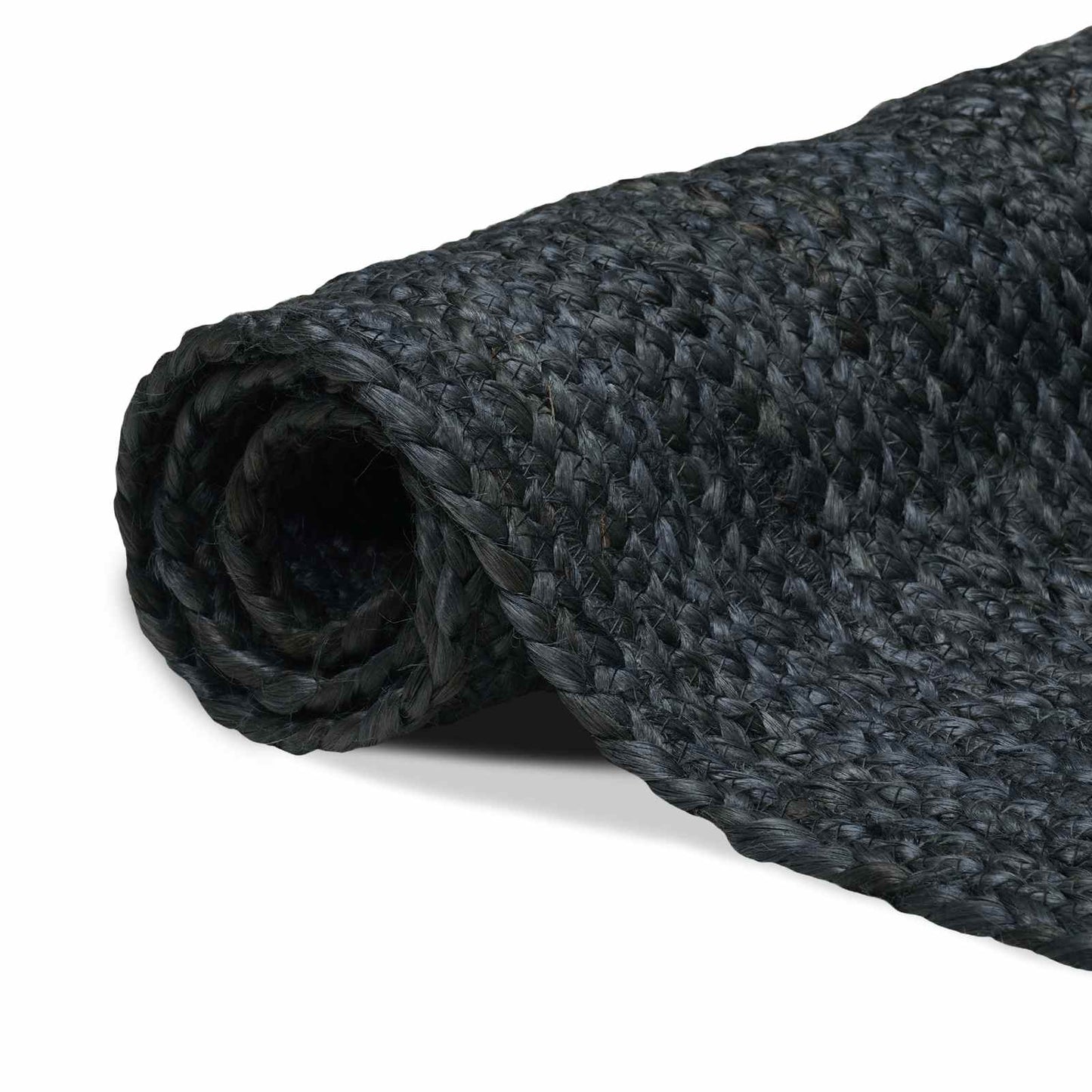 Area Rugs Rectangular Dark Grey 300 x 300 cm Jute