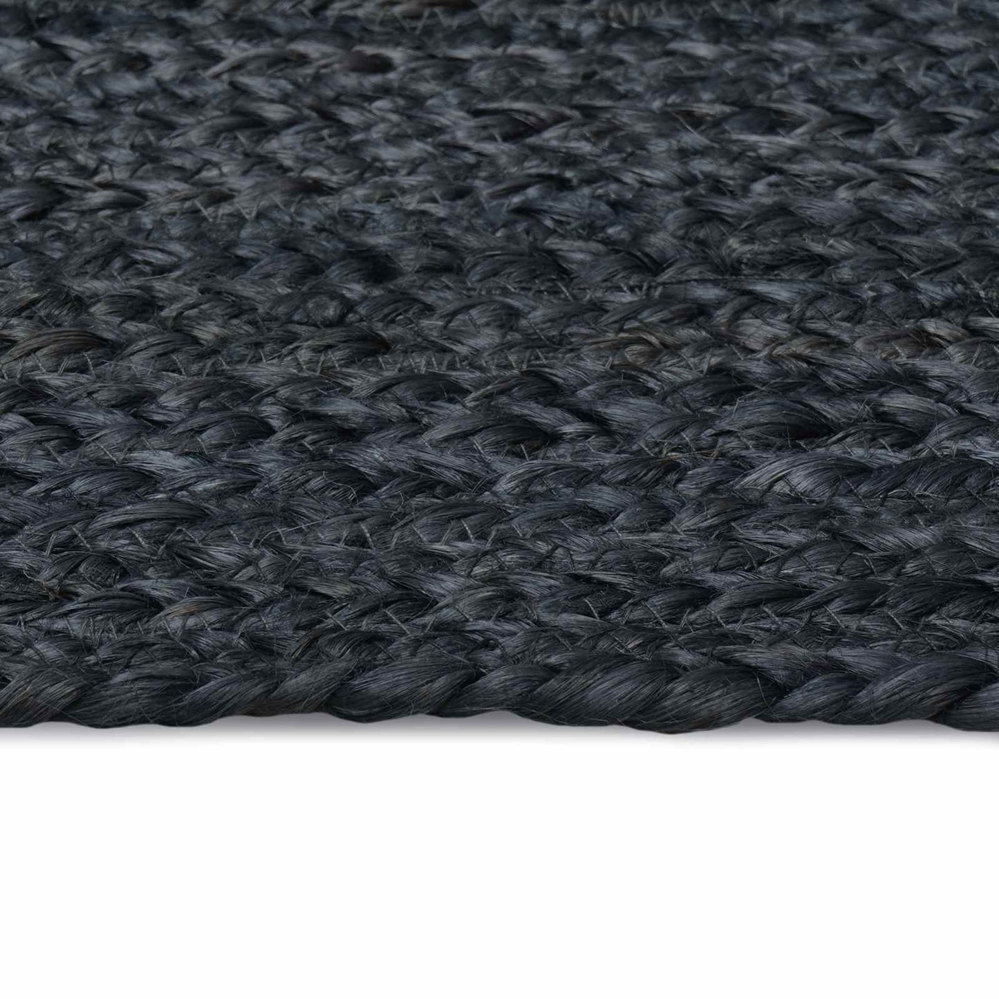 Area Rugs Rectangular Dark Grey 300 x 300 cm Jute