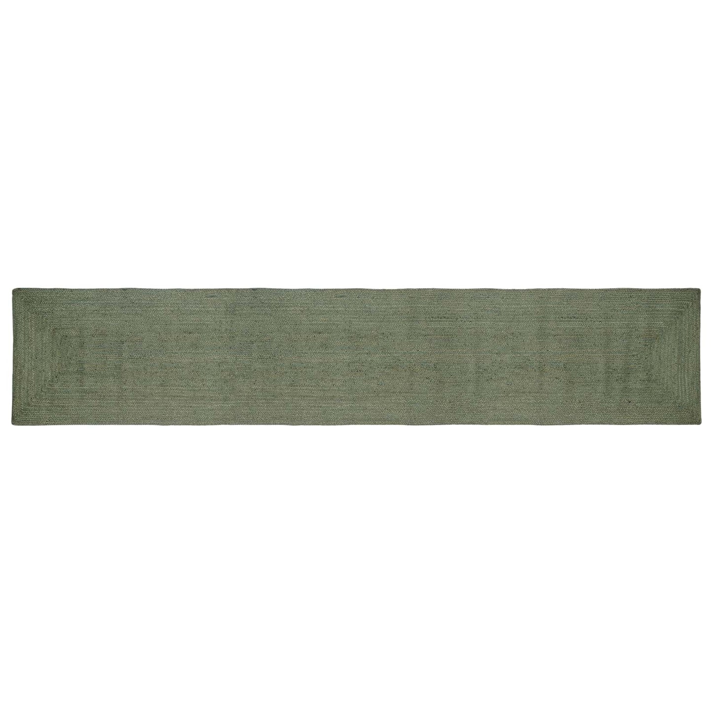 Area Rugs Rectangular Olive Green 80 x 400 cm Jute