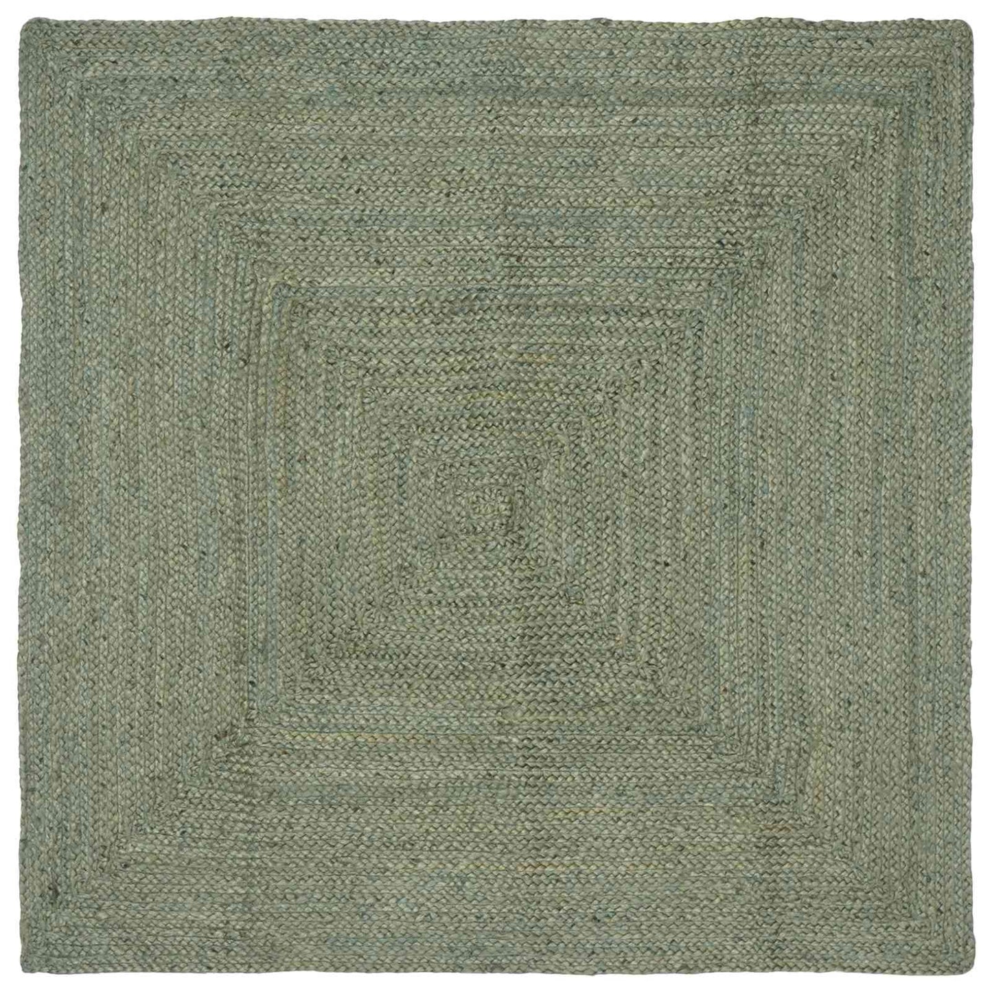 Area Rugs Rectangular Olive Green 120 x 120 cm Jute