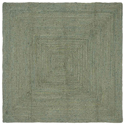 Area Rugs Rectangular Olive Green 120 x 120 cm Jute