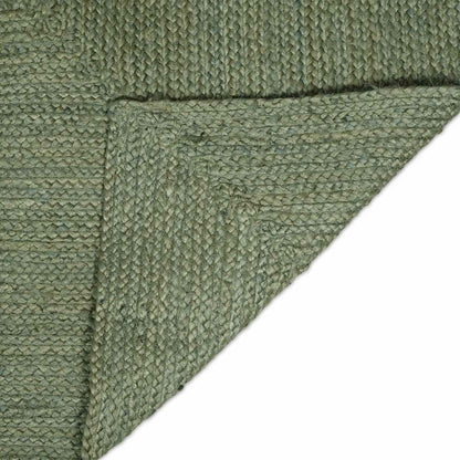 Area Rugs Square Olive Green 240 x 240 cm Jute