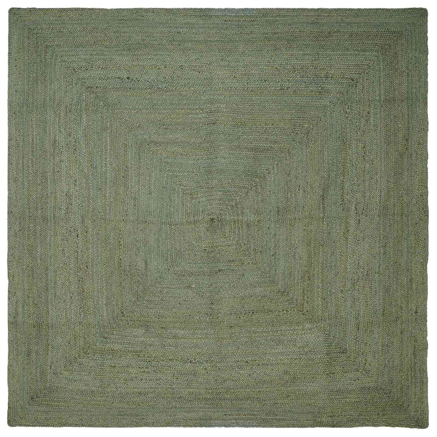 Area Rugs Square Olive Green 300 x 300 cm Jute