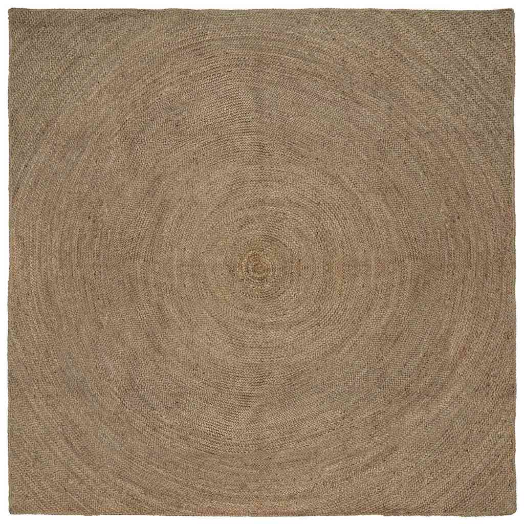 Area Rugs Grey 200 x 200 cm Jute