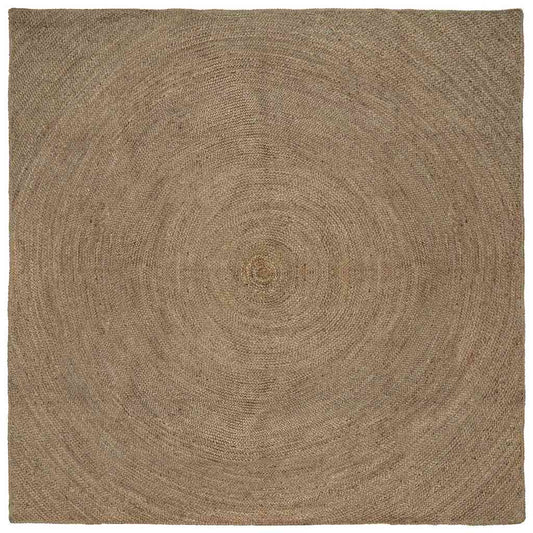 Area Rugs Grey 200 x 200 cm Jute