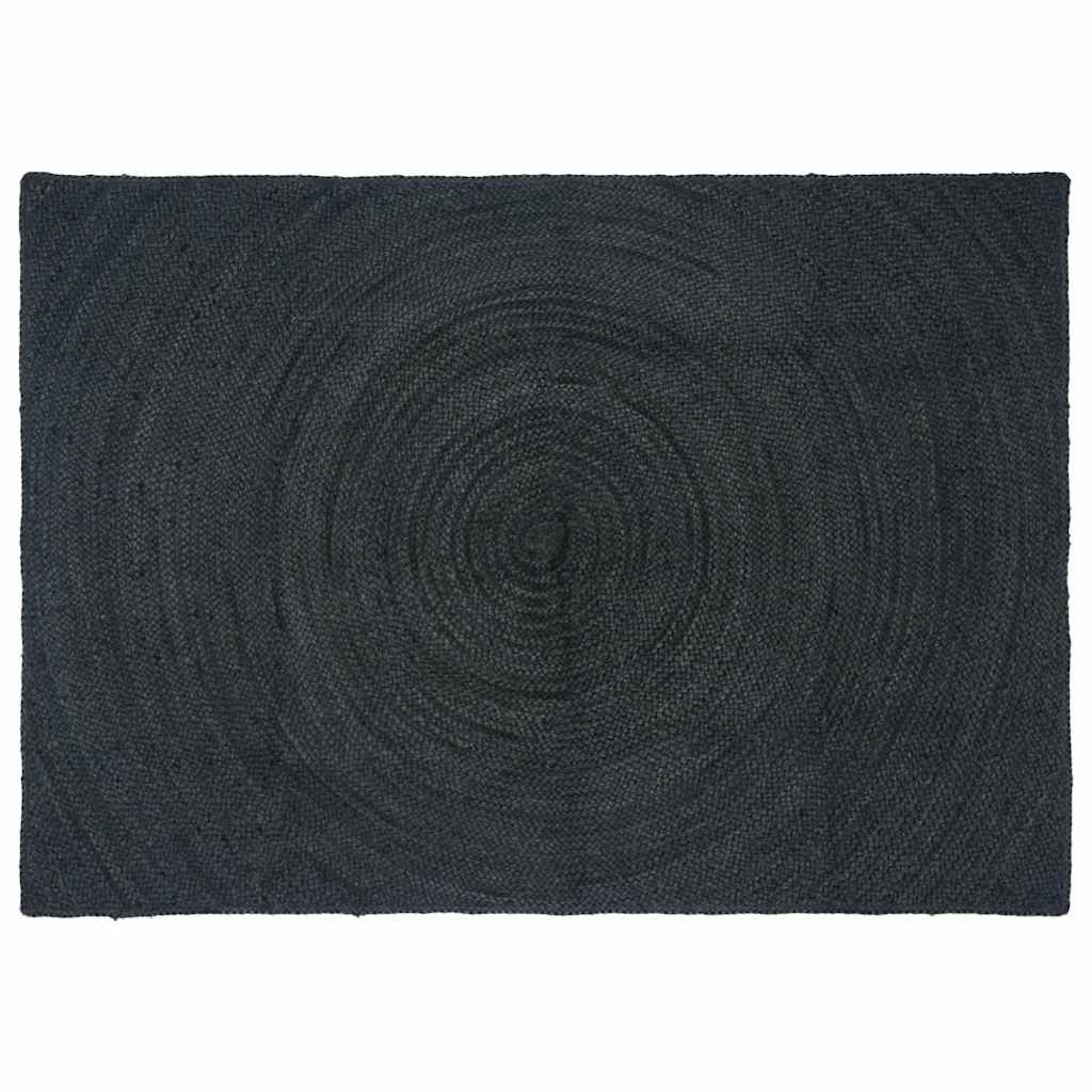 Area Rugs Dark Grey 120 x 170 cm Jute